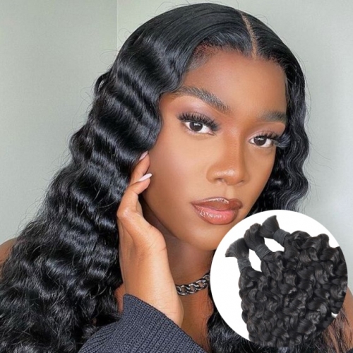 FBS Hair Water Wave Bulk Hair Extensions for Boho Knotless Braiding